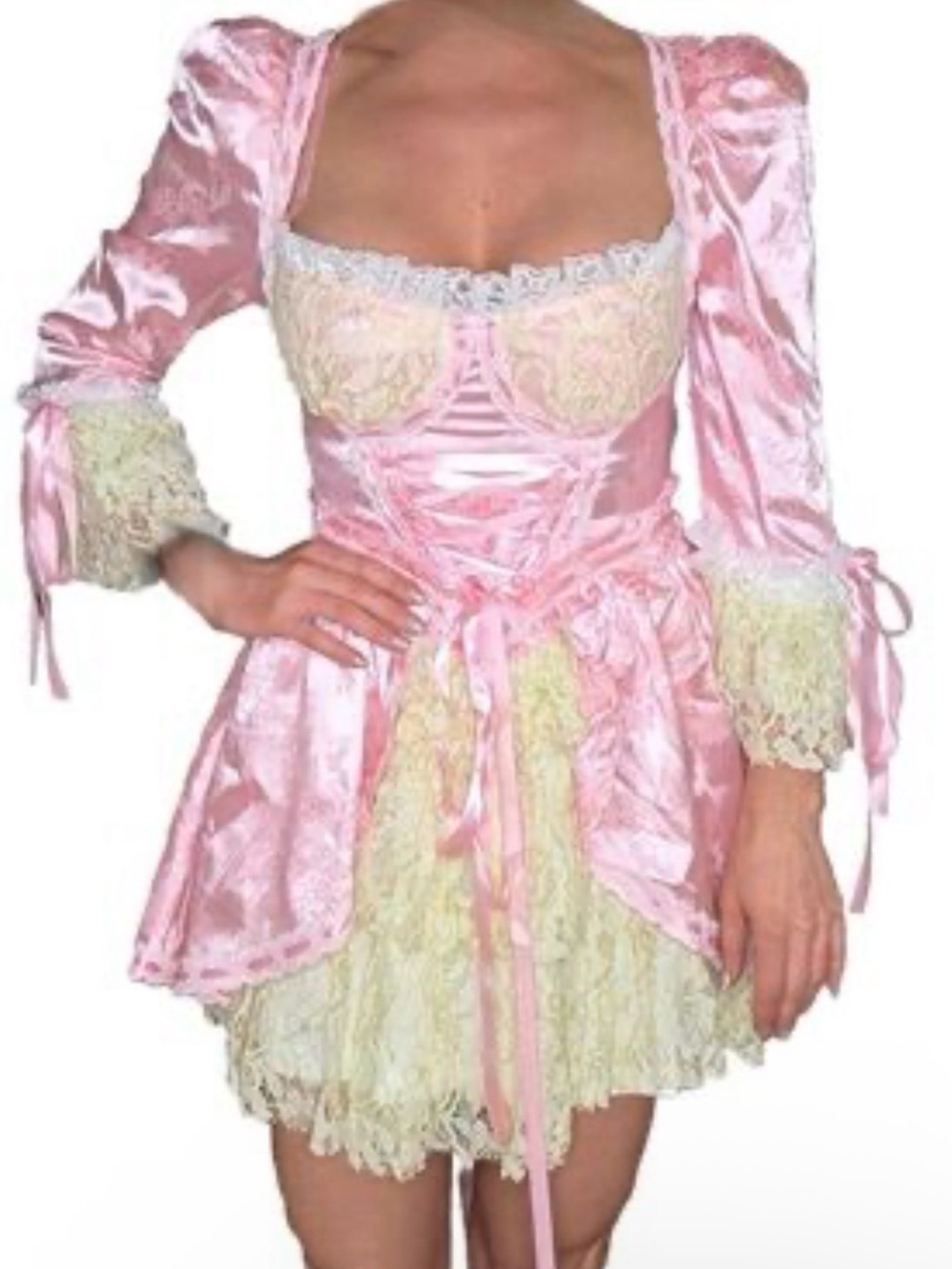 Dolls Kill Trickz N Treatz CAKE Queen Costume Dress Size XL